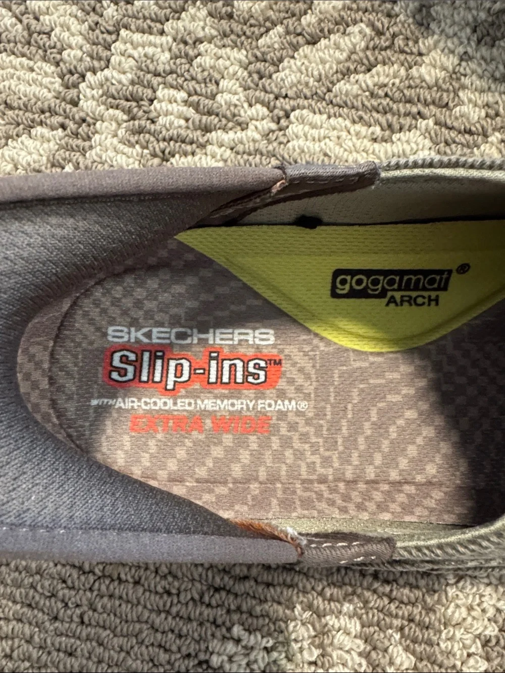 Skechers Men's Slip-On Casual Shoes in Gray. Size 10, brand new, never worn.